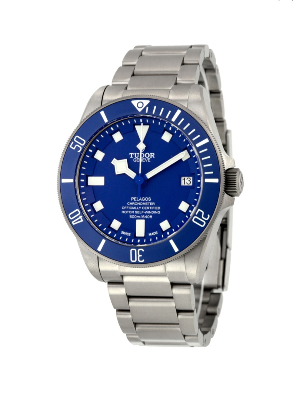 LIKE NEW Tudor Pelagos Blue Dial Titanium Bracelet Watch